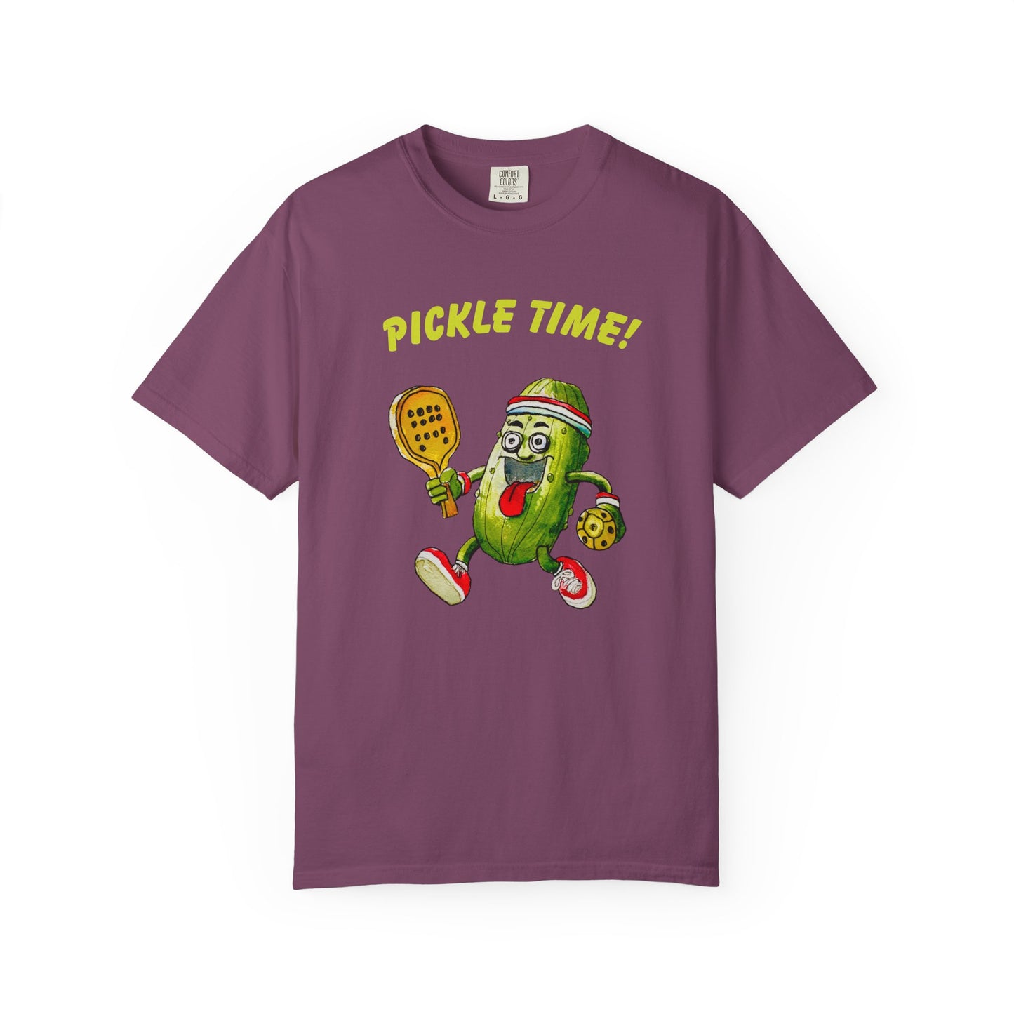 Pickle Time! Unisex Garment-Dyed T-shirt (Dark Colors). Available in sizes S-4XL, 16 colors.