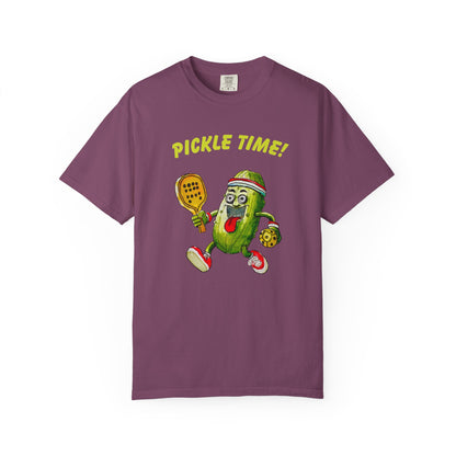 Pickle Time! Unisex Garment-Dyed T-shirt (Dark Colors). Available in sizes S-4XL, 16 colors.