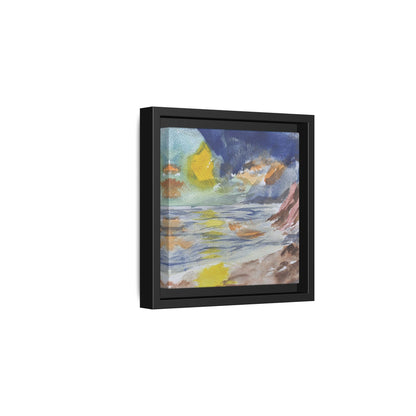 The Sun in Pieces Matte Canvas, Framed (Black or Espresso). Available in sizes from 6”x6”-30”x30”