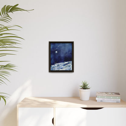 Where’s Artemis Matte Canvas, Framed (Black or Espresso). Available in sizes 8”x10”-12”x16”
