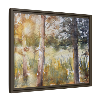 Golden Hour — Framed Matte Canvas