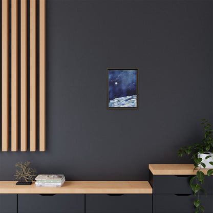 Where’s Artemis Matte Canvas, Framed (Black or Espresso). Available in sizes 8”x10”-12”x16”