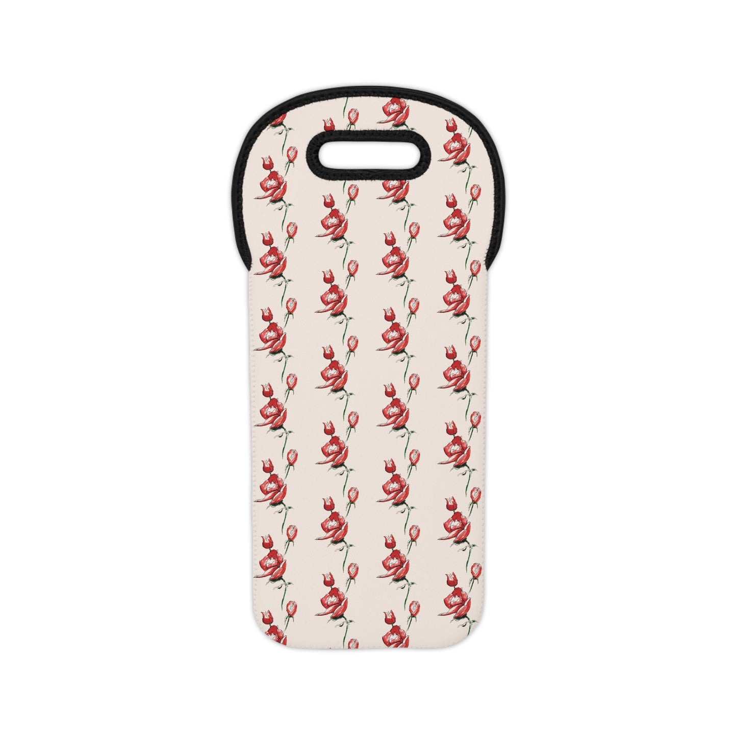 Resounding Roses Wine Tote Bag