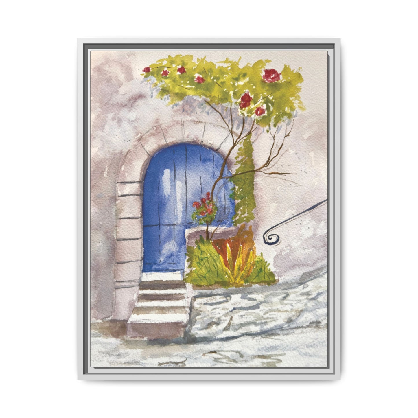Blue Door, Framed (Black or Espresso). Available in sizes from 8”x10”-24”x32”