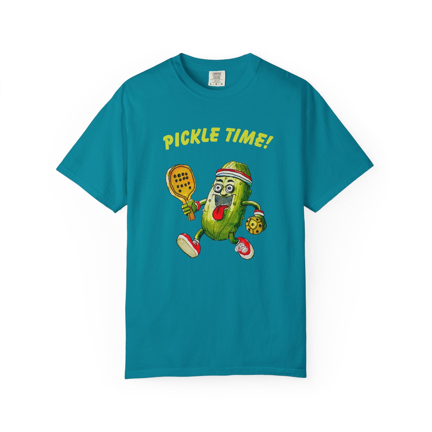 Pickle Time! Unisex Garment-Dyed T-shirt (Dark Colors). Available in sizes S-4XL, 16 colors.