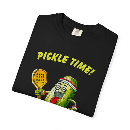Pickle Time! Unisex Garment-Dyed T-shirt (Dark Colors). Available in sizes S-4XL, 16 colors.