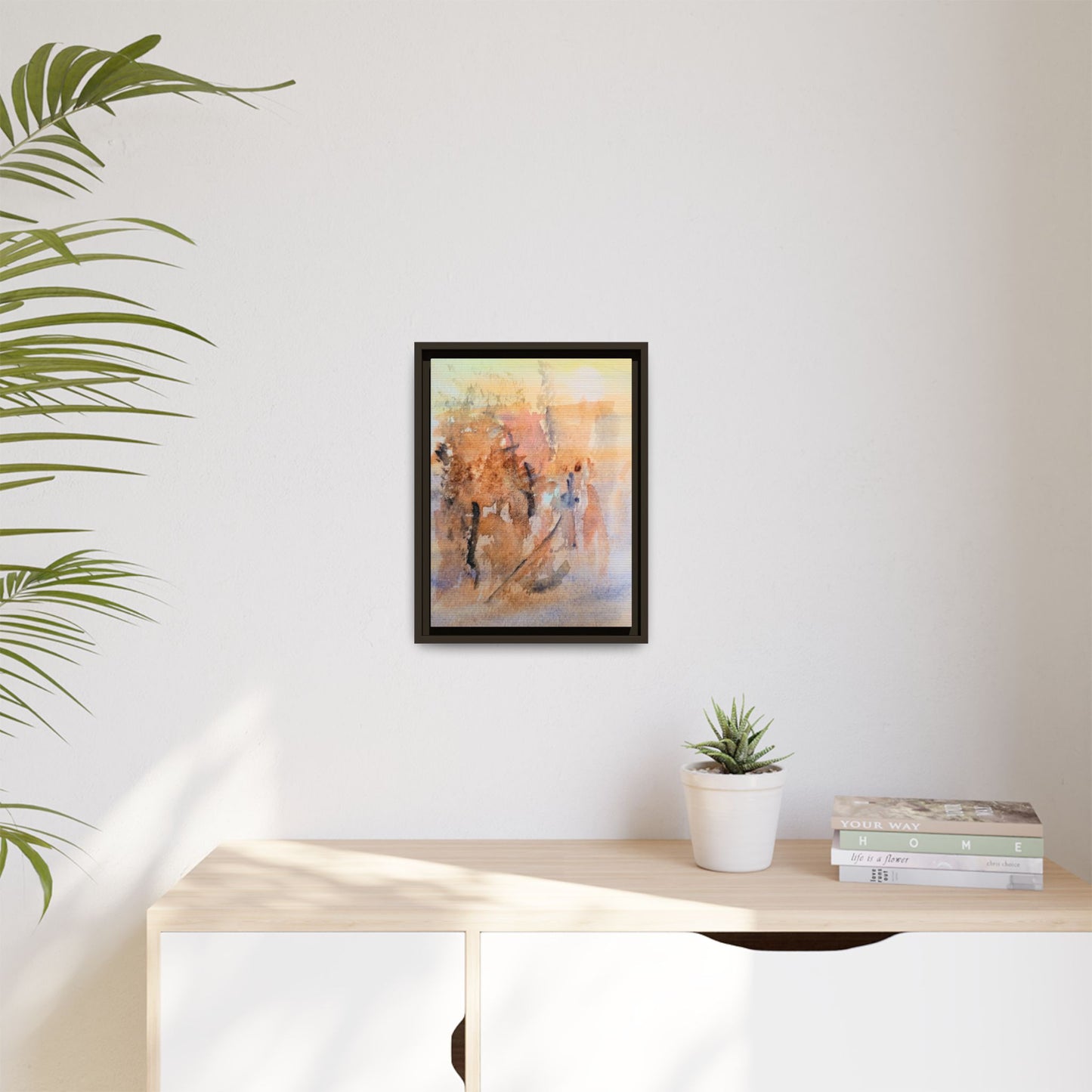 The Explorer Matte Canvas, Framed (Black or Espresso). Available in sizes 8”x10”-18”x24”