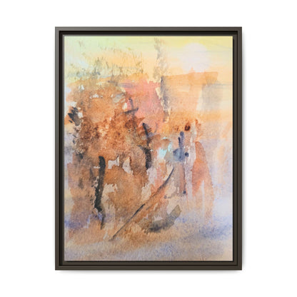 The Explorer Matte Canvas, Framed (Black or Espresso). Available in sizes 8”x10”-18”x24”