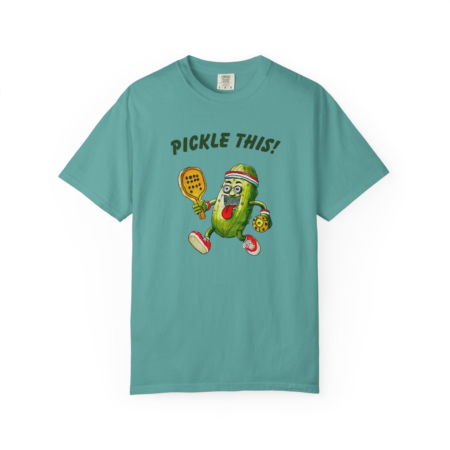 Pickle This! Unisex Garment-Dyed T-shirt (Light Colors). Available in sizes S-4XL, 16 colors.