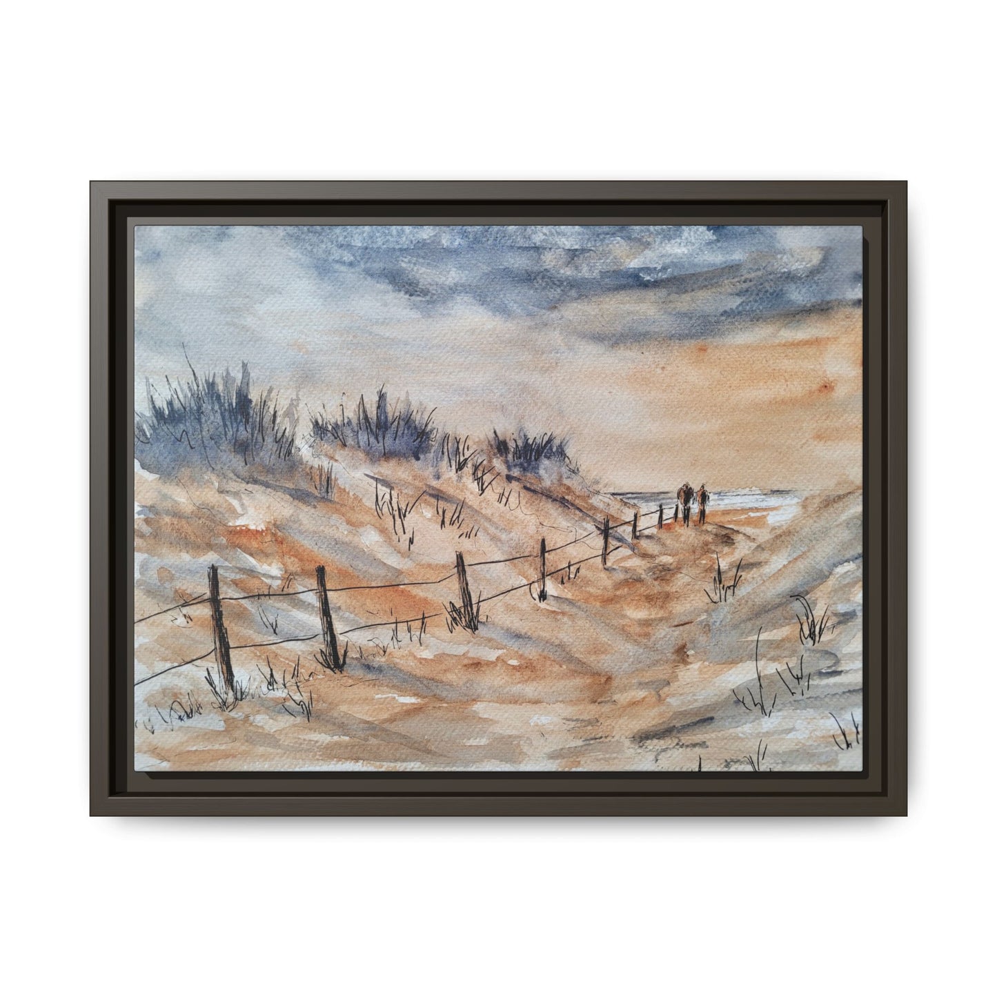 Moonrise Matte Canvas, Framed (Black or Espresso). Available in sizes from 10”x8”-24”x18”