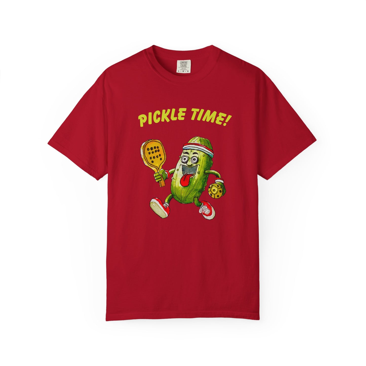 Pickle Time! Unisex Garment-Dyed T-shirt (Dark Colors). Available in sizes S-4XL, 16 colors.