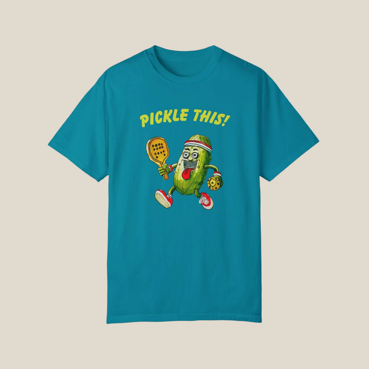 Pickle This! Unisex Garment-Dyed T-shirt (Dark Colors). Available in sizes S-4XL, 16 colors.