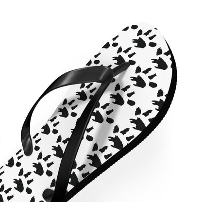 Kitty Paw Flip Flops