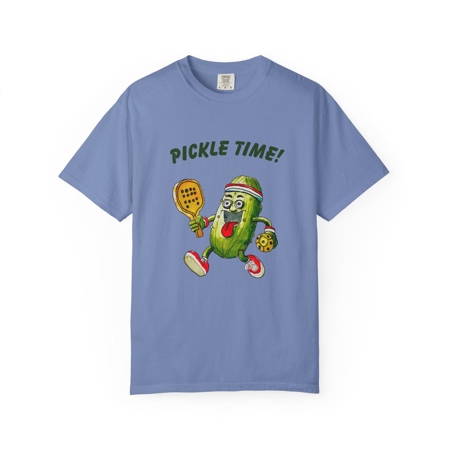 Pickle Time! Unisex Garment-Dyed T-shirt (Light Colors). Available in sizes S-4XL, 16 colors.