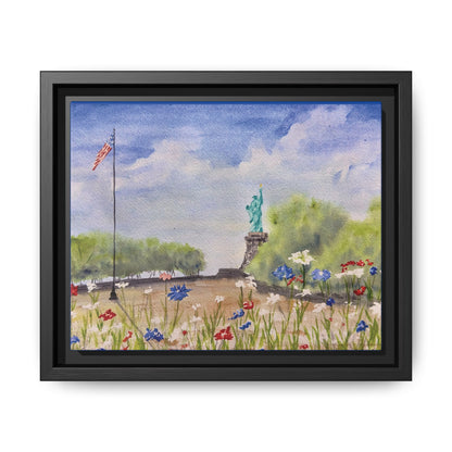 Looking for Liberty, Framed (Black or Espresso). Available in sizes from 10”x8”-24”x18”