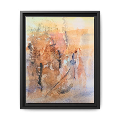 The Explorer Matte Canvas, Framed (Black or Espresso). Available in sizes 8”x10”-18”x24”