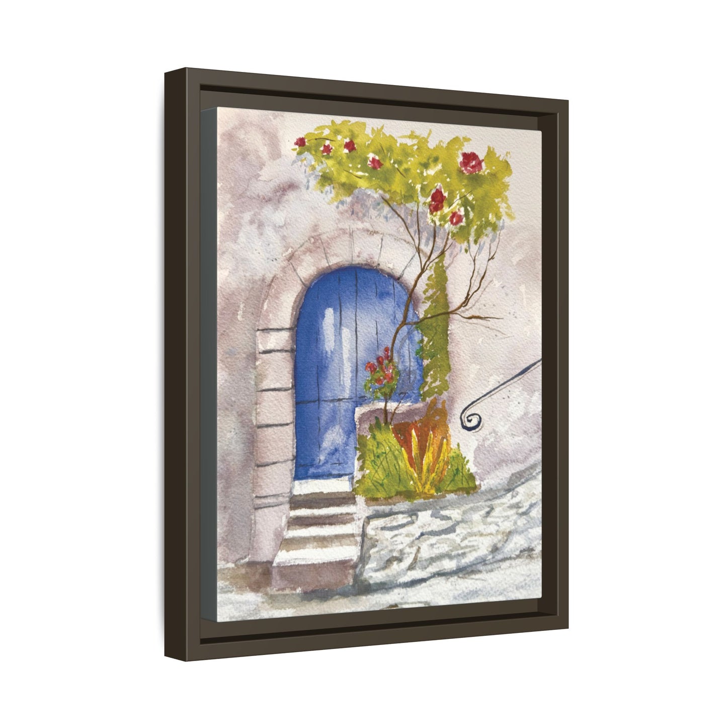 Blue Door, Framed (Black or Espresso). Available in sizes from 8”x10”-24”x32”