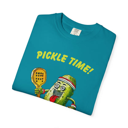 Pickle Time! Unisex Garment-Dyed T-shirt (Dark Colors). Available in sizes S-4XL, 16 colors.