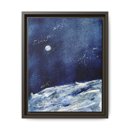 Where’s Artemis Matte Canvas, Framed (Black or Espresso). Available in sizes 8”x10”-12”x16”