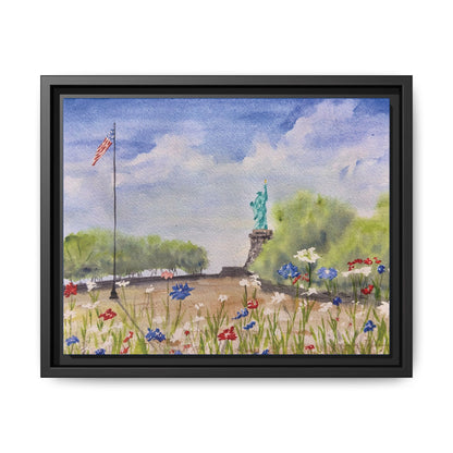 Looking for Liberty, Framed (Black or Espresso). Available in sizes from 10”x8”-24”x18”
