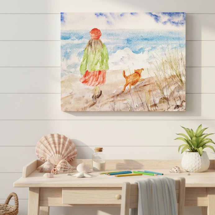 Oceanfront Friends - Matte Canvas