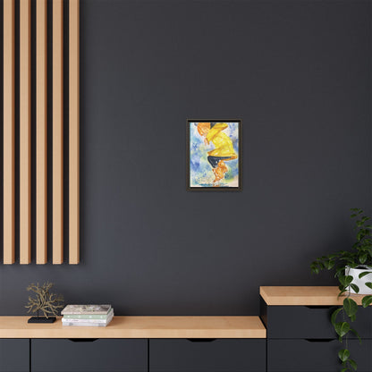 Spring Splash Matte Canvas, Framed (Black or Espresso). Available in sizes from 12”x18”-16”x24”