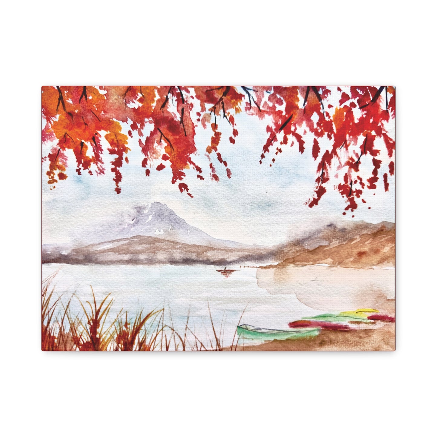 Falling For Fuji Matte Canvas, Stretched, 1.25". Available in sizes 10” x 8”-16” x 12”