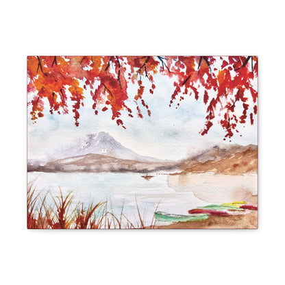 Falling For Fuji Matte Canvas, Stretched, 1.25". Available in sizes 10” x 8”-16” x 12”
