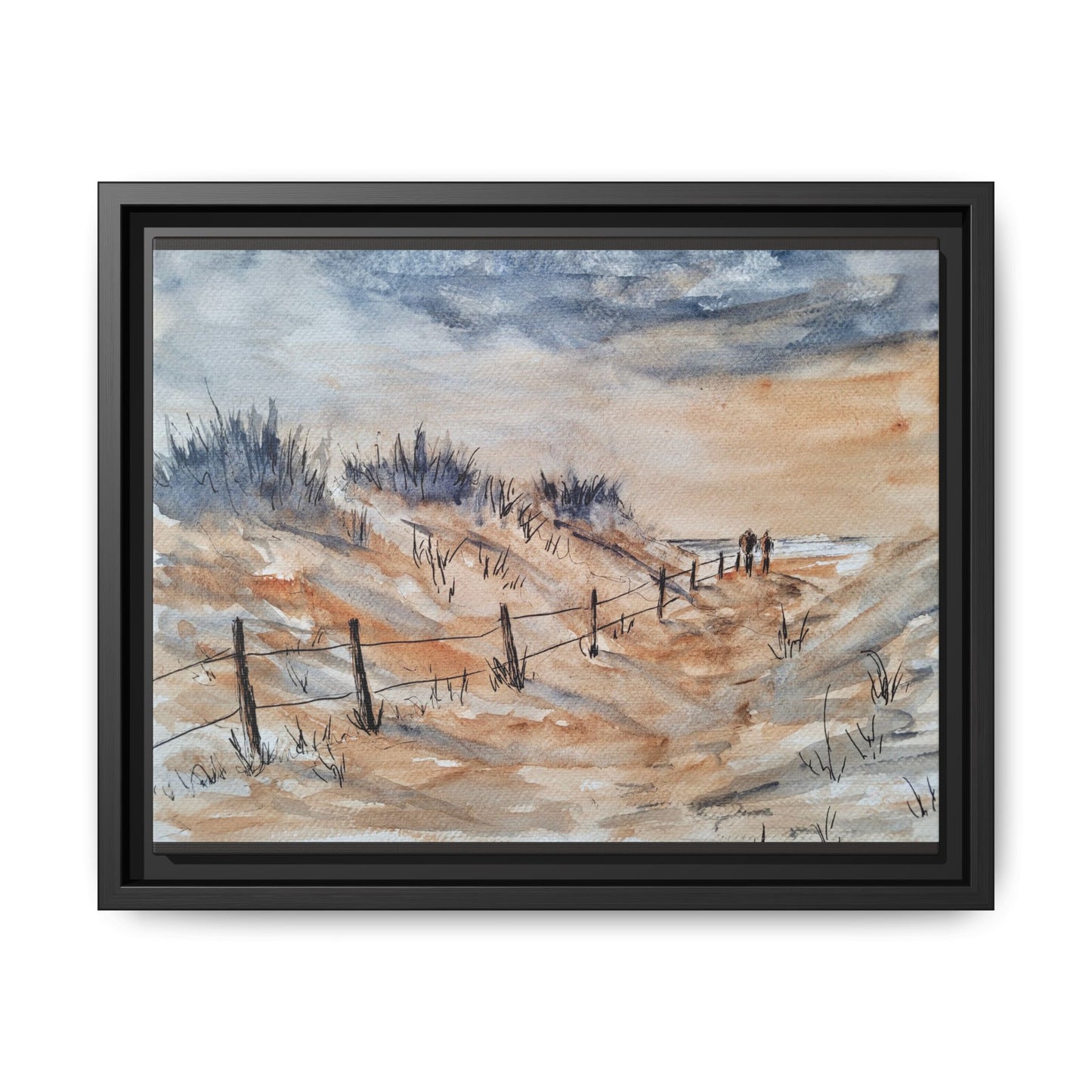 Moonrise Matte Canvas, Framed (Black or Espresso). Available in sizes from 10”x8”-24”x18”