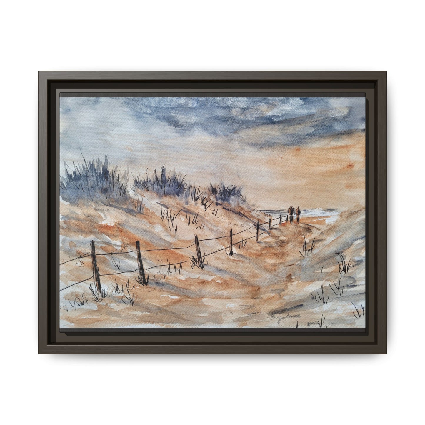 Moonrise Matte Canvas, Framed (Black or Espresso). Available in sizes from 10”x8”-24”x18”