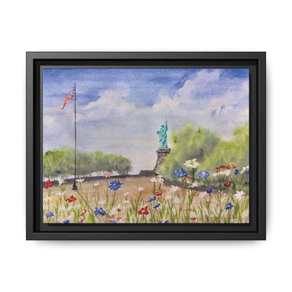 Looking for Liberty, Framed (Black or Espresso). Available in sizes from 10”x8”-24”x18”