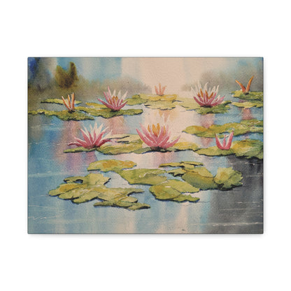 Meet Me at Falling Star Pond Matte Canvas, Stretched, 1.25". Available in sizes 10” x 8”-20” x 16”