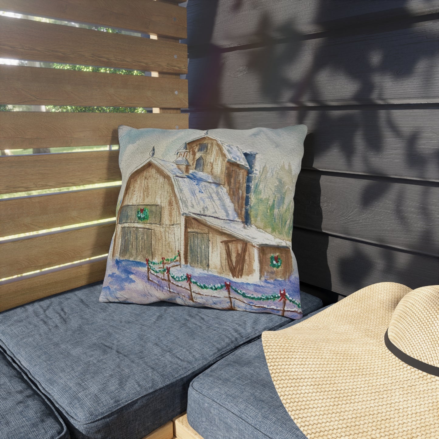 Ready For The Season Pillows. Available in sizes from 16” x 16”-20” x 20”