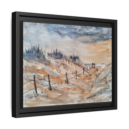 Moonrise Matte Canvas, Framed (Black or Espresso). Available in sizes from 10”x8”-24”x18”
