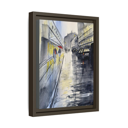 Rainy Day Romance, Framed (Black or Espresso). Available in sizes from 8”x10”-24”x32”