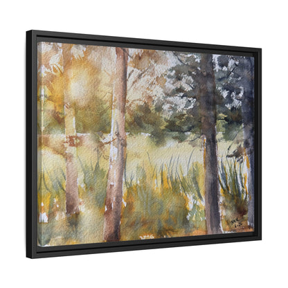 Golden Hour — Framed Matte Canvas
