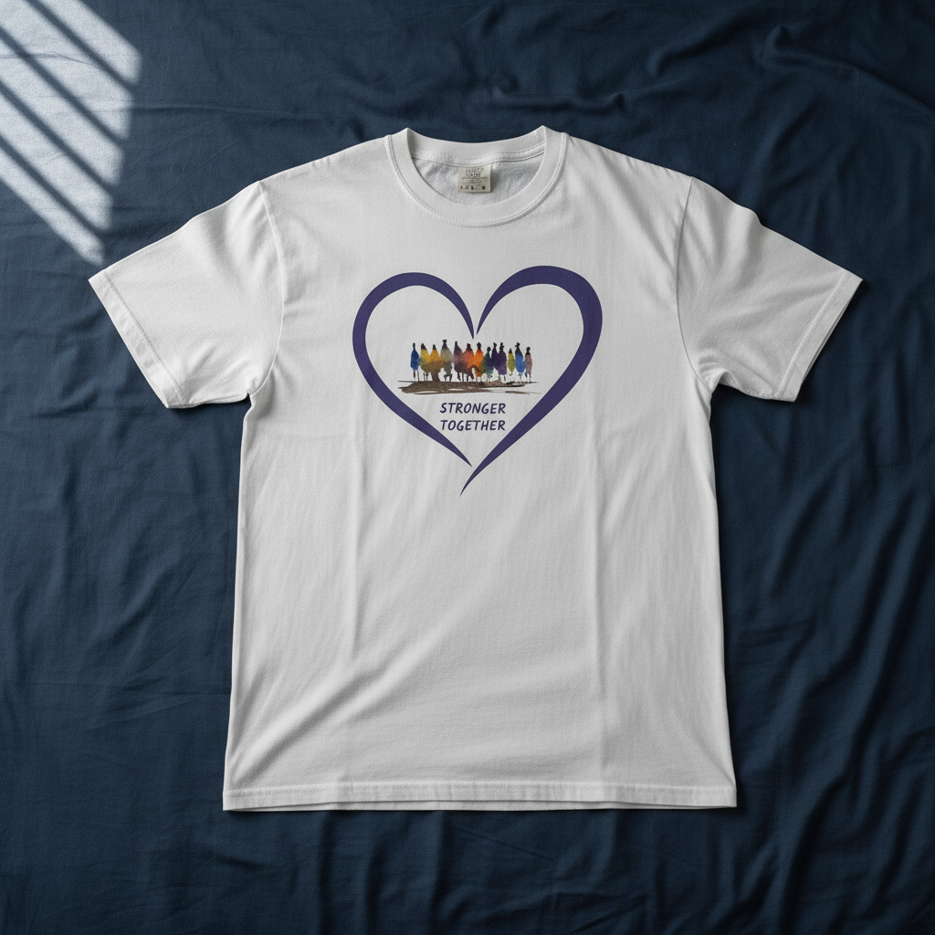 Stronger Together Heart Unisex T-shirt