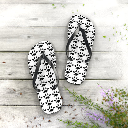 Kitty Paw Flip Flops