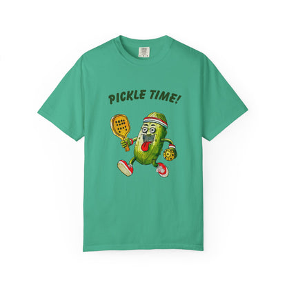 Pickle Time! Unisex Garment-Dyed T-shirt (Light Colors). Available in sizes S-4XL, 16 colors.
