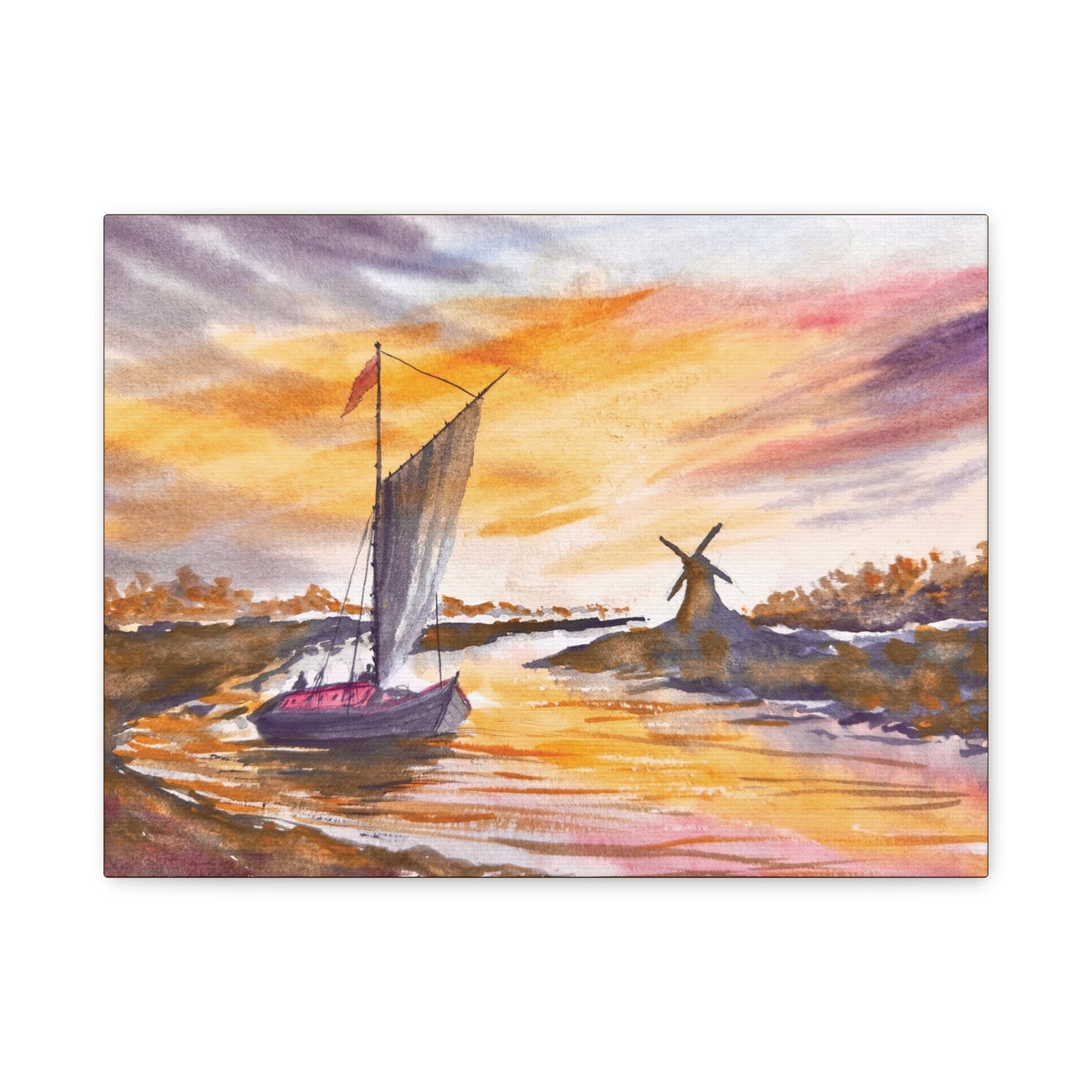 Dutchman’s Landing Matte Canvas, Stretched, 1.25". Available in sizes 10” x 8”-16” x 12”