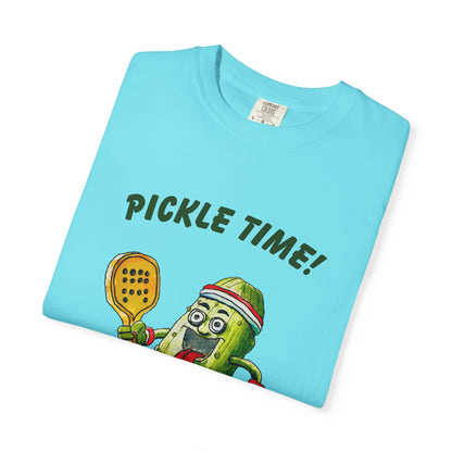 Pickle Time! Unisex Garment-Dyed T-shirt (Light Colors). Available in sizes S-4XL, 16 colors.