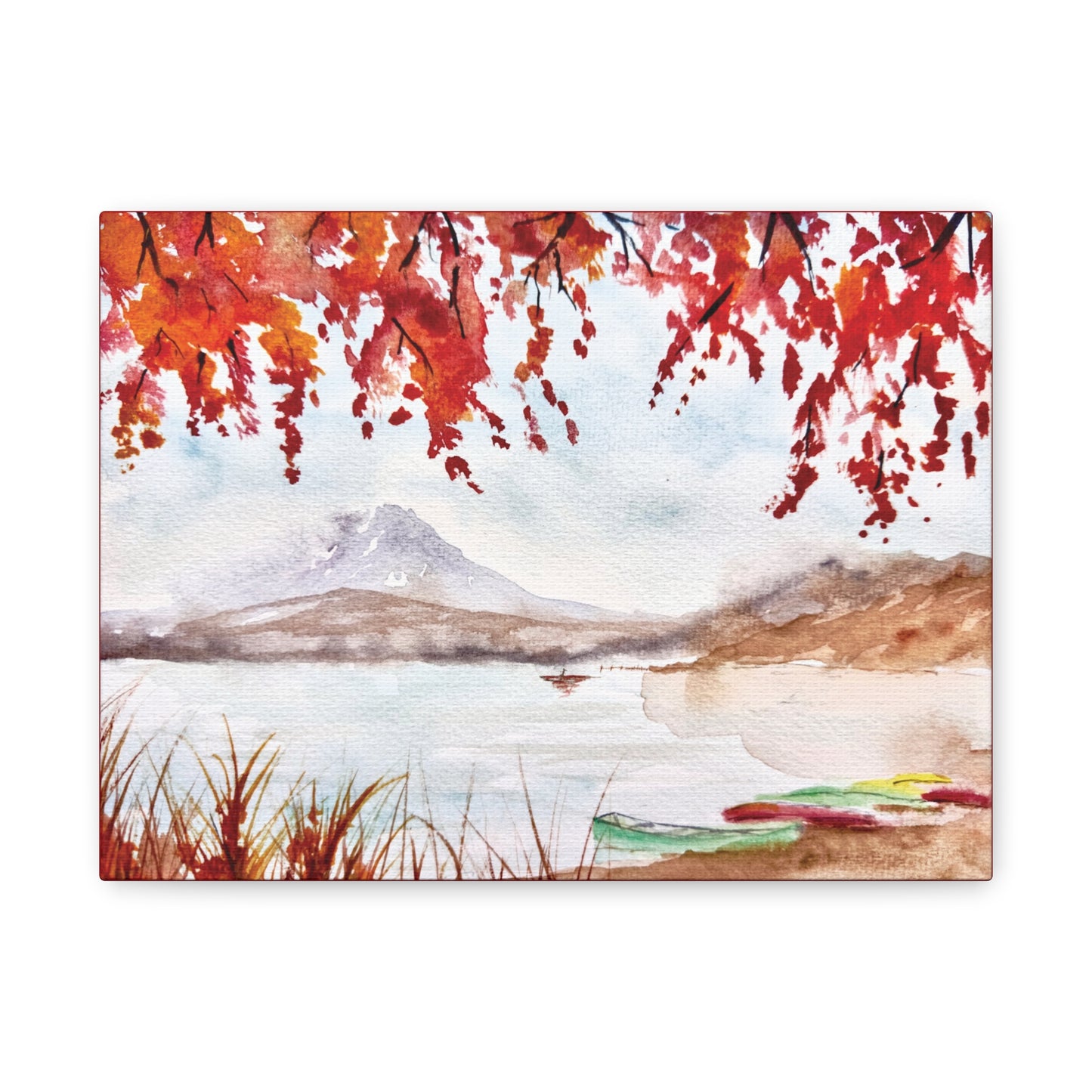 Falling For Fuji Matte Canvas, Stretched, 1.25". Available in sizes 10” x 8”-16” x 12”