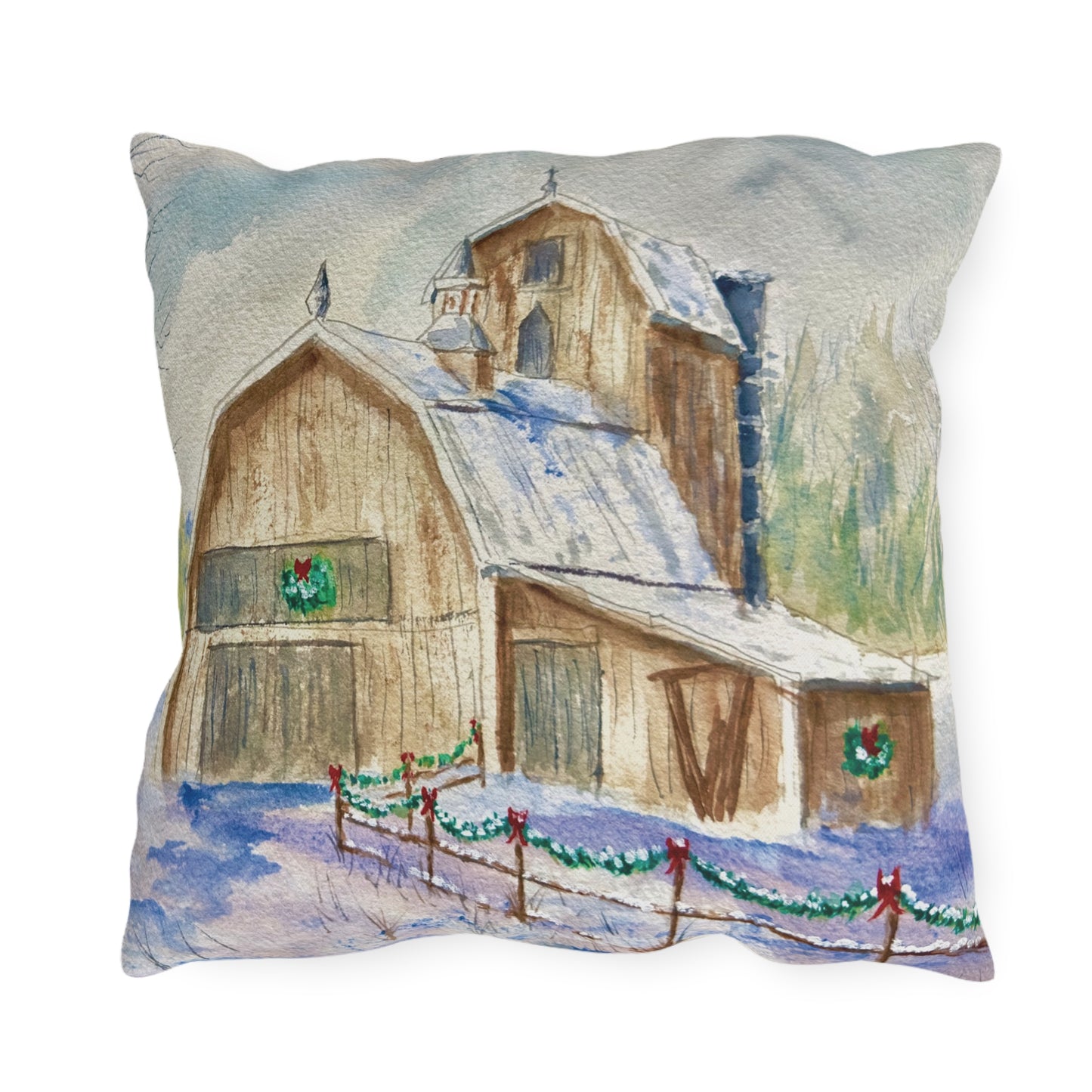 Ready For The Season Pillows. Available in sizes from 16” x 16”-20” x 20”