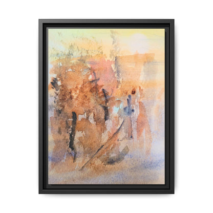 The Explorer Matte Canvas, Framed (Black or Espresso). Available in sizes 8”x10”-18”x24”
