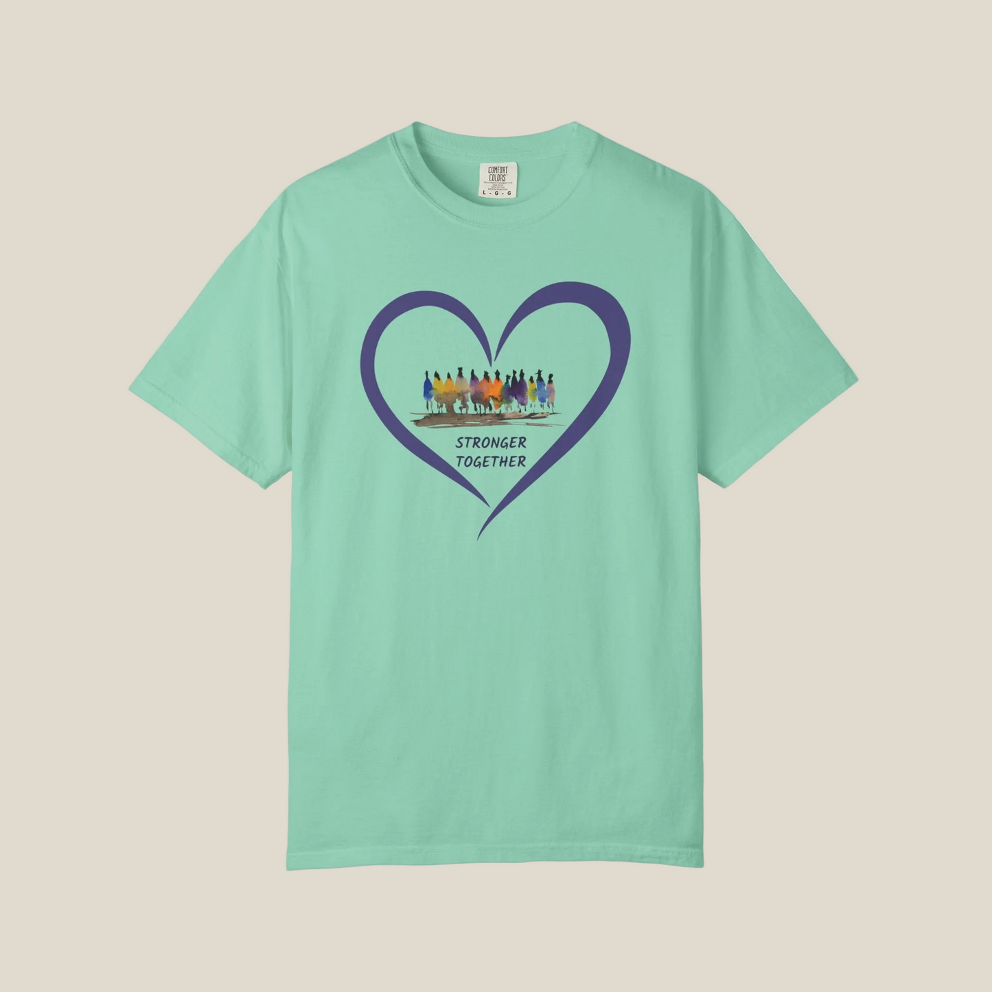 Stronger Together Heart Unisex T-shirt
