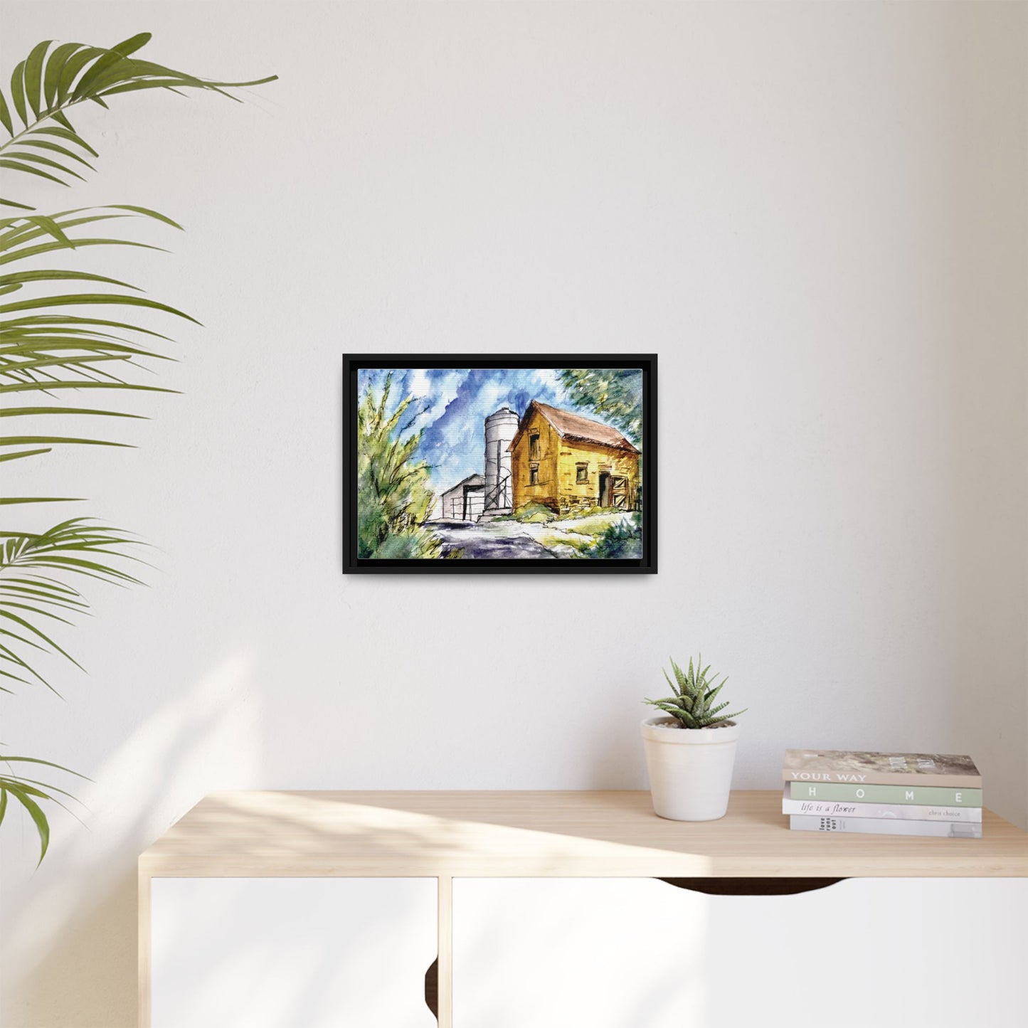 Ye Olde Barn, Framed (Black or Espresso). Available in sizes from 10”x8”-32”x24”