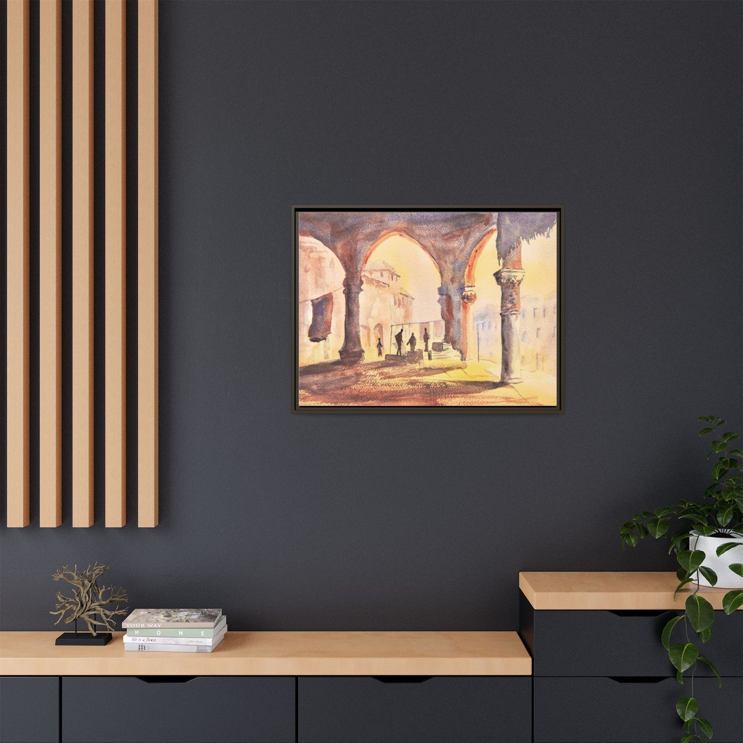 The Carpet Merchant, Framed (Black or Espresso). Available in sizes from 10”x8”-32”x24”