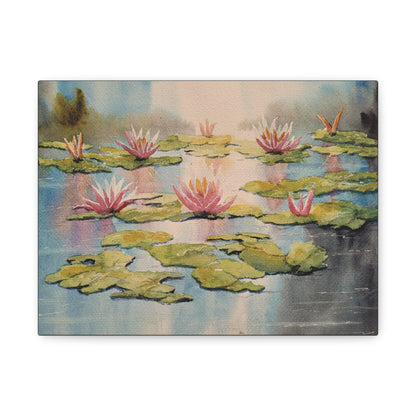 Meet Me at Falling Star Pond Matte Canvas, Stretched, 1.25". Available in sizes 10” x 8”-20” x 16”