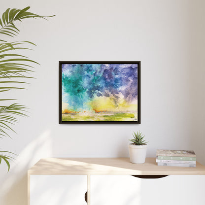 Beyond The Dryline Matte Canvas, Framed (Black or Espresso). Available in sizes from 10”x8”-30”x24”