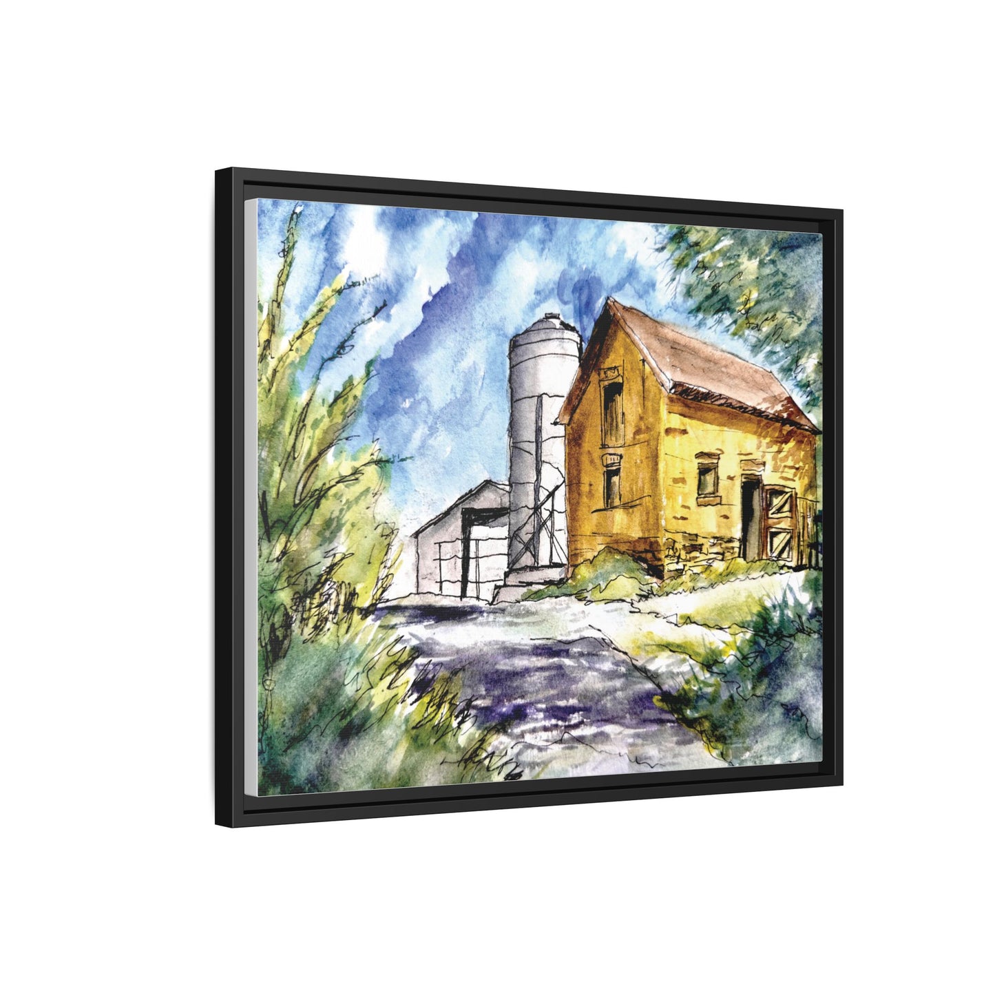 Ye Olde Barn, Framed (Black or Espresso). Available in sizes from 10”x8”-32”x24”